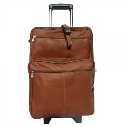 Piel Leather 22" Wheeled Traveler