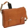 Piel Leather Classic Expandable Messenger Bag