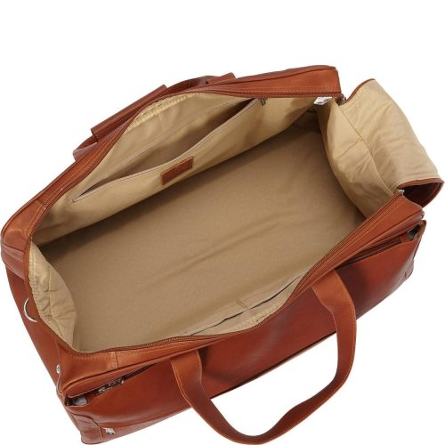 Piel Leather Hidden Pocket Duffel 4