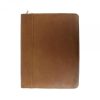 Piel Leather Zippered Padfolio