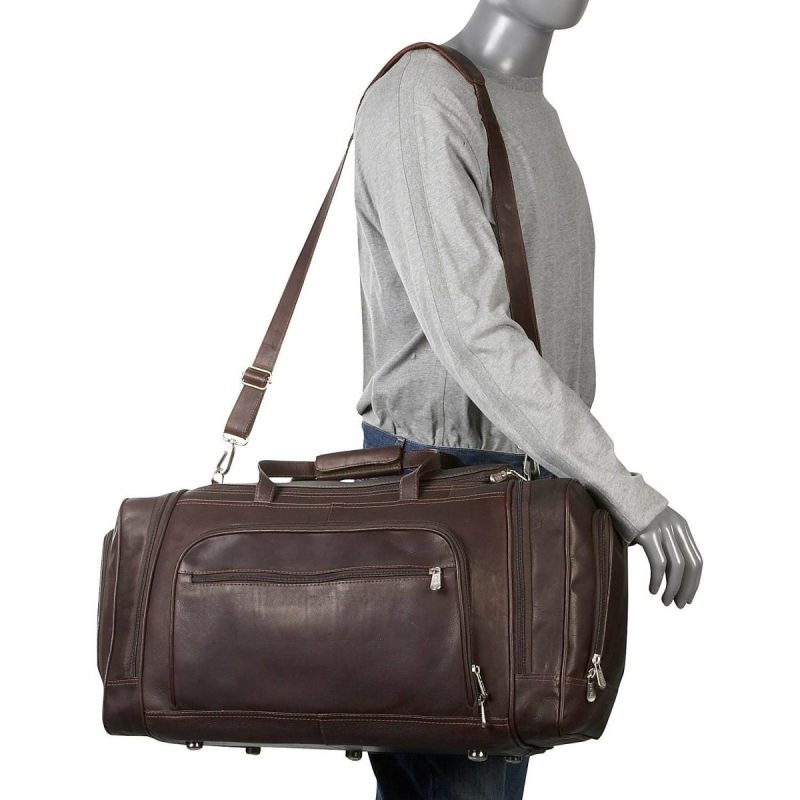 Piel Multi Compartment Duffel Bag 9