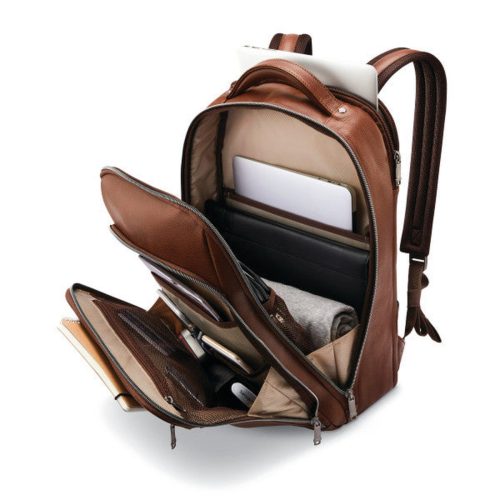 Samsonite Classic Leather Backpack 8