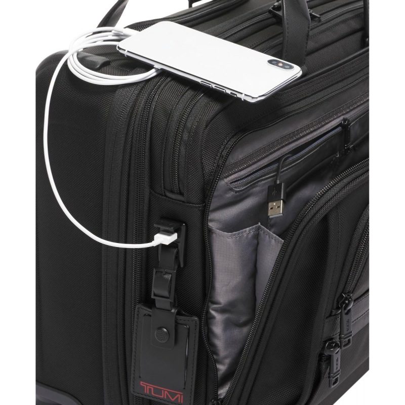 TUMI Alpha 3 Deluxe 4 Wheel Laptop Case Brief 5