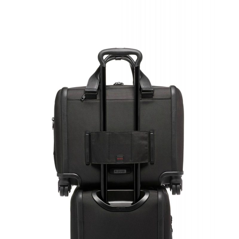 TUMI Alpha 3 Deluxe 4 Wheel Laptop Case Brief 6