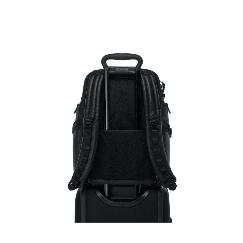 TUMI Alpha Bravo Leather Search Backpack 2