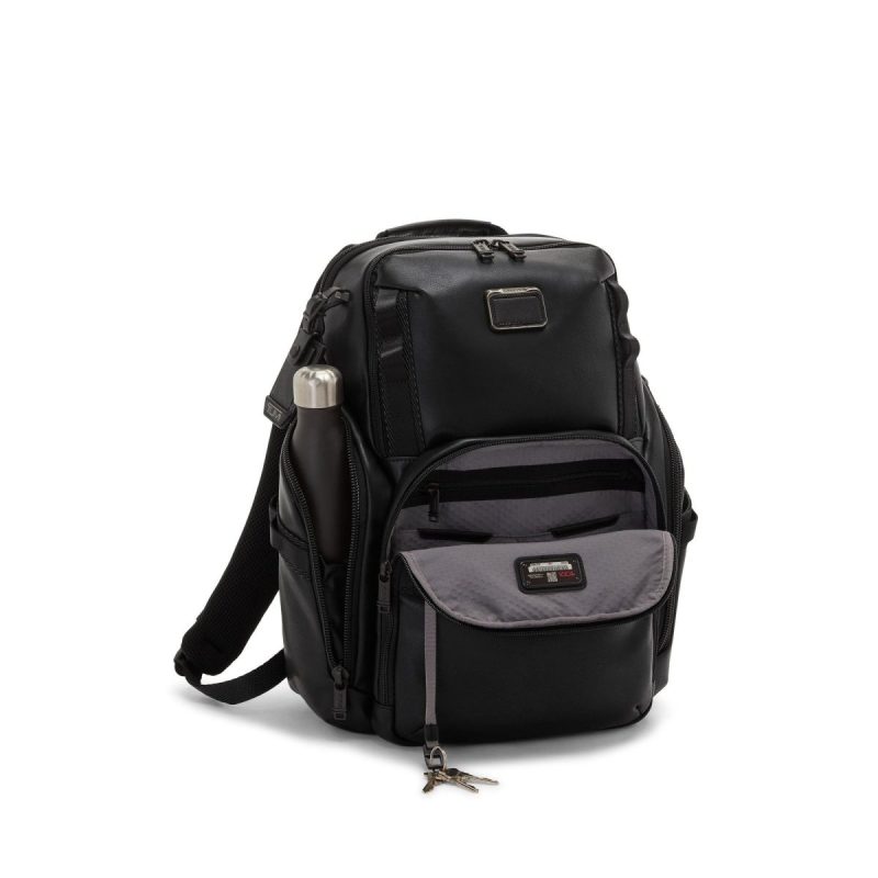 TUMI Alpha Bravo Leather Search Backpack 4