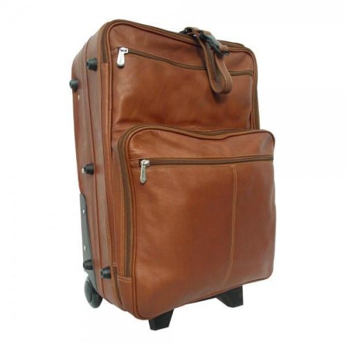 piel leather 22 wheeled traveler 2