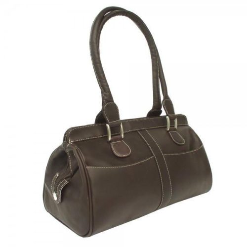 piel leather double handle handbag 5