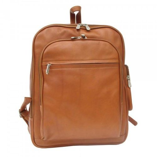 piel leather front pocket computer backpack 5