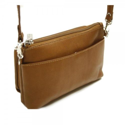 piel leather shoulder bagwristlet 3