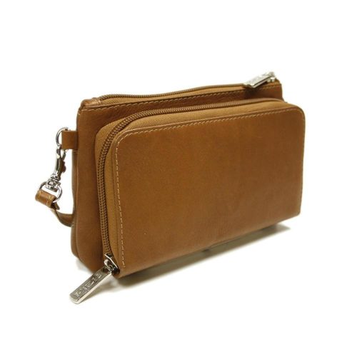 piel leather shoulder bagwristlet 4